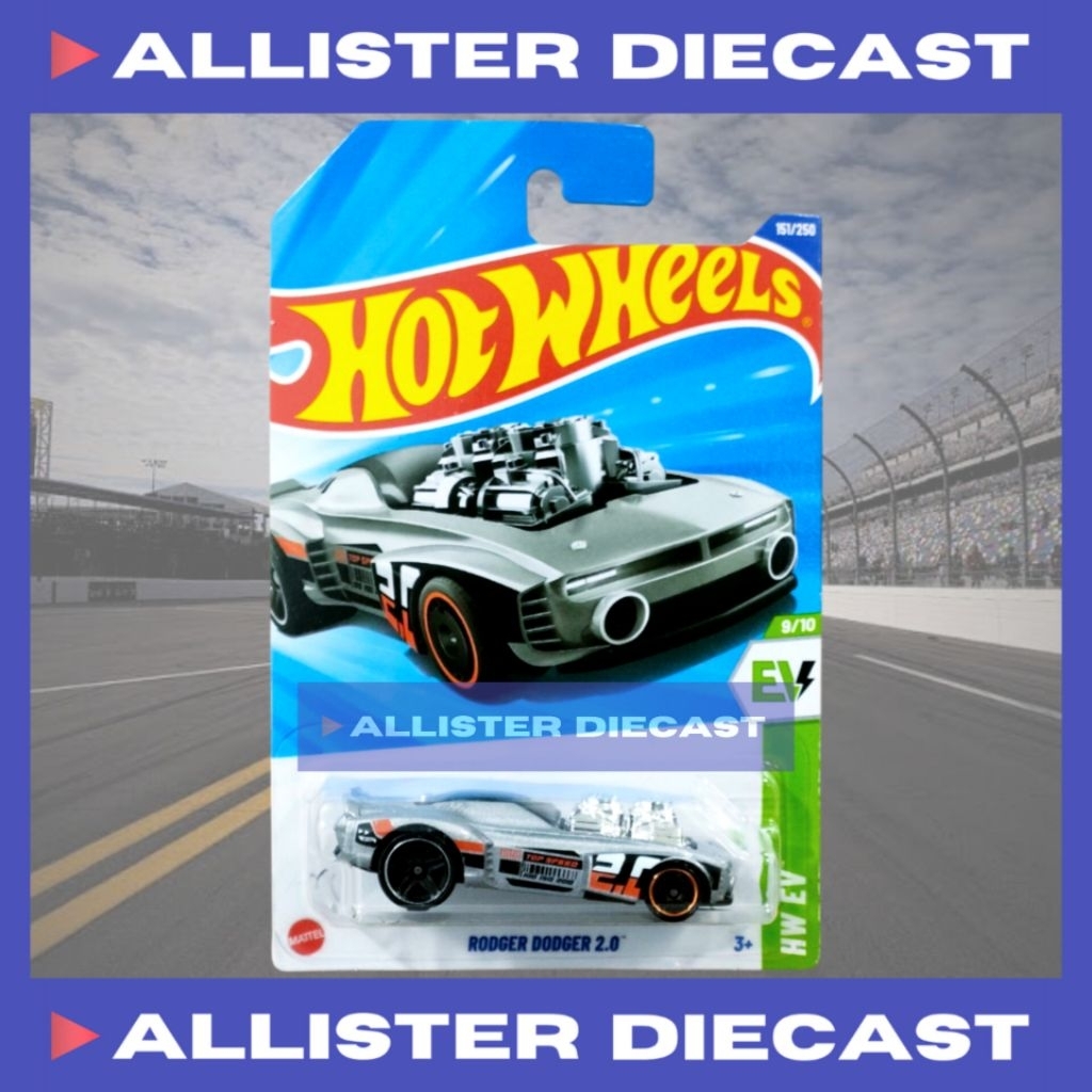 Hot Wheels Rodger Dodger 2.0 Abu Abu Hotwheels Rodger Dodger 2.0 Grey HW EV Hot Wheels Lets Race