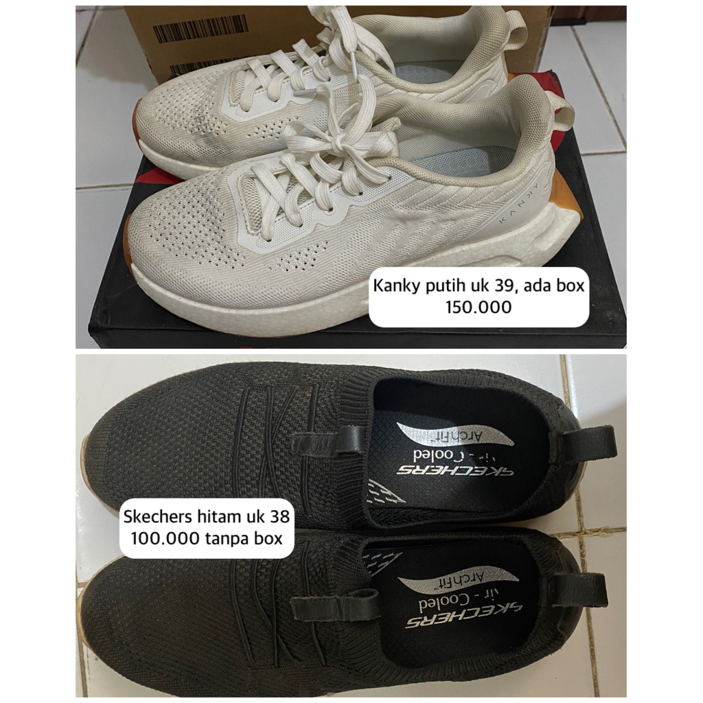 preloved sepatu Kanky Story Honjo putih Uk 39