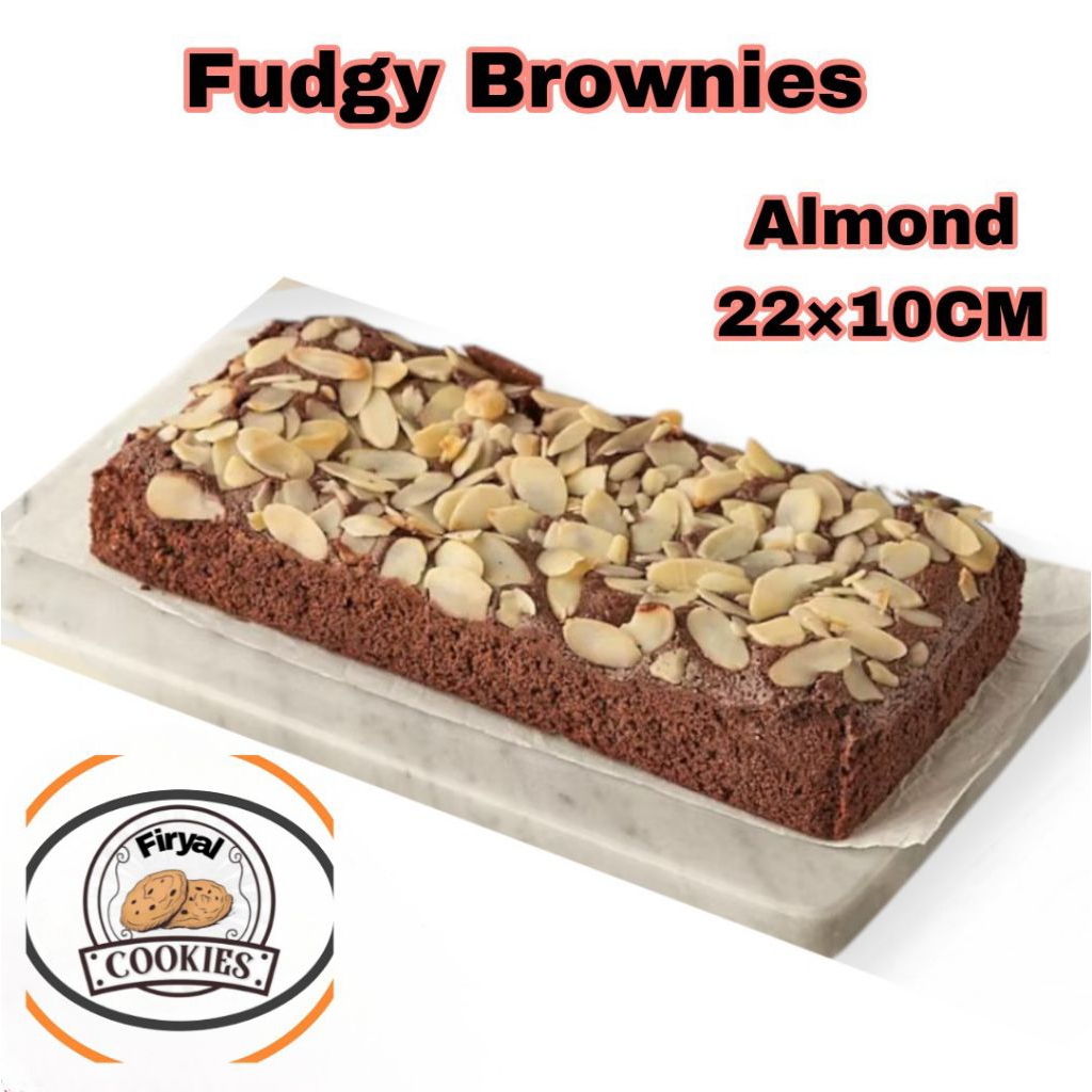 

Fudgy Brownies Premium 22×10cm - Brownies Almond