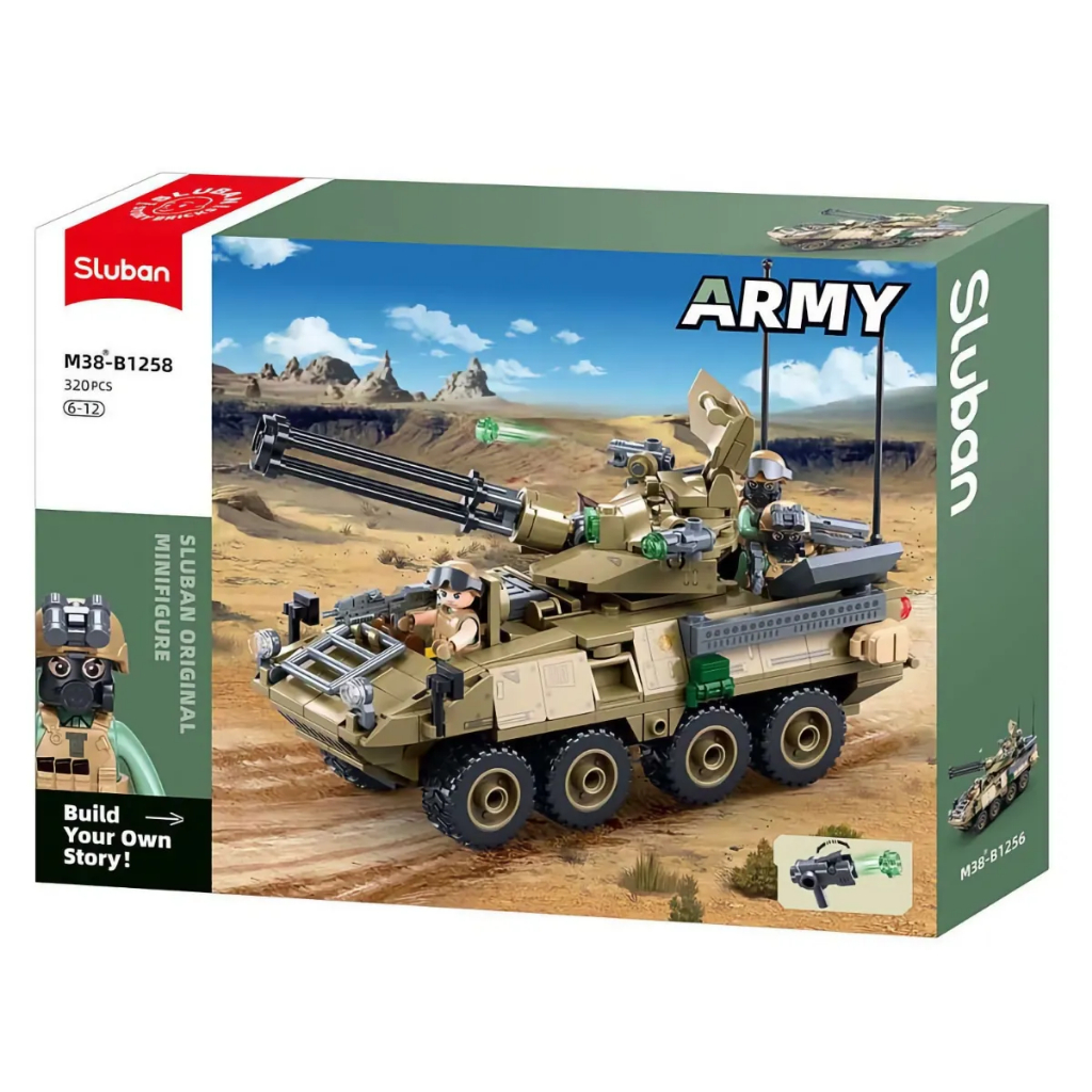 Sluban Brick Army B1258 Stryker