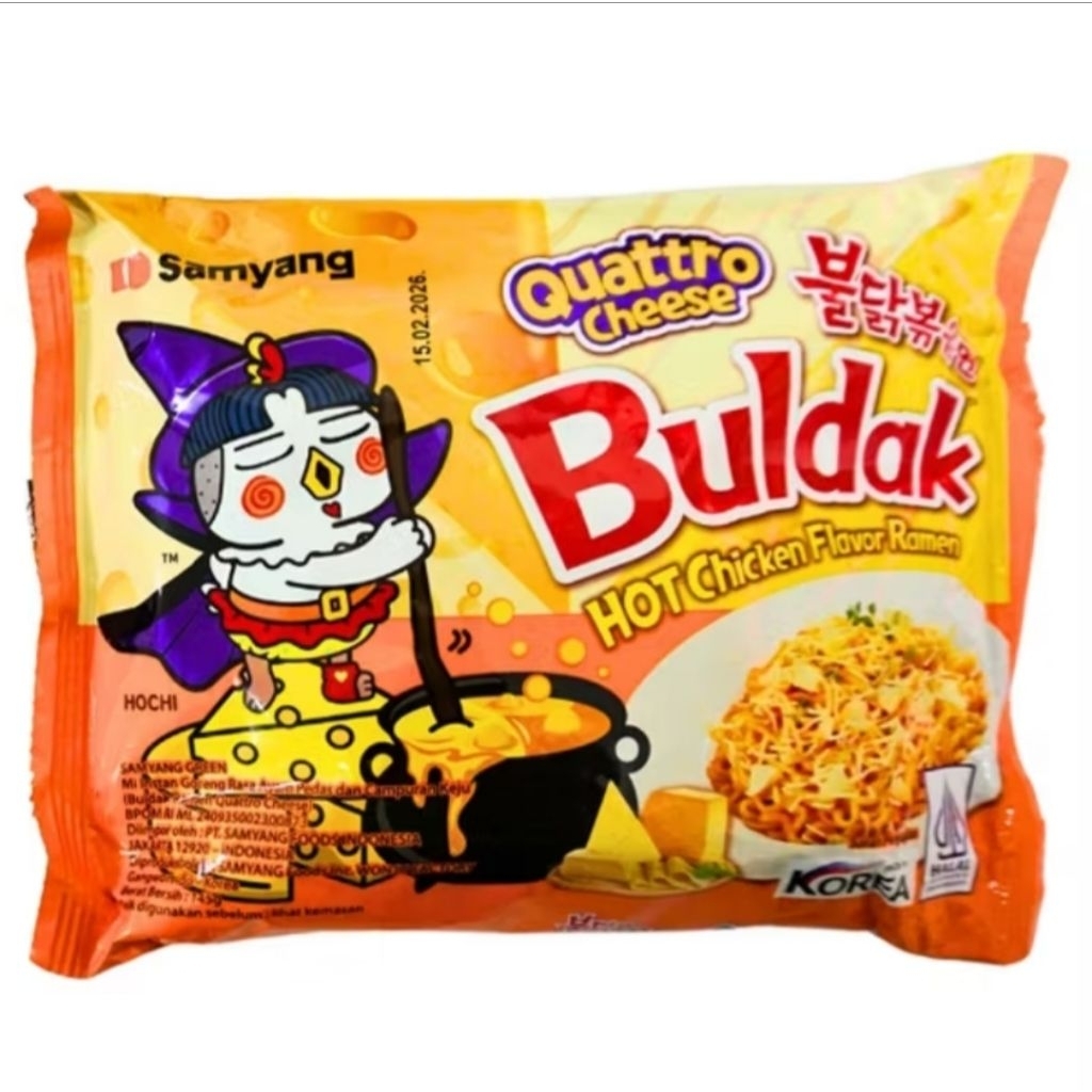

Samyang Buldak Cream Carbonara /Quattro Cheese 140gram