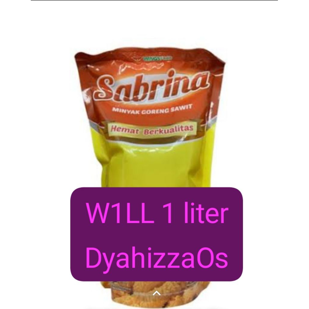 

Minyak Goreng 1 liter 1 dus