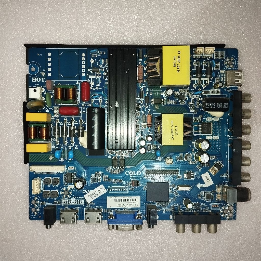 mainboard mobo mb motherboard modul mesin tv led polytron PLD40T8950