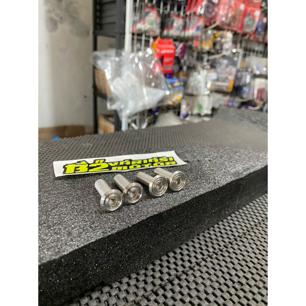 BAUT STAINLESS PIRINGAN BAUT SLIM STAINLESS M8 BAUT 12an SLIM