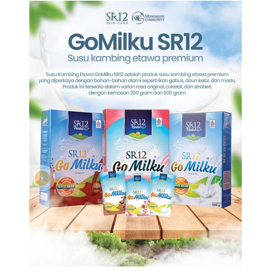 

GOMILKU SR12 Susu Kambing Etawa Halal BPOM Meningkatkan KeSehatan Imun Tubuh 600 gram