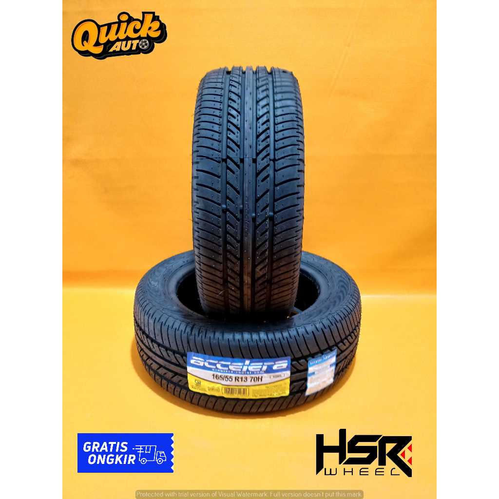 BAN MOBIL ACCELERA GAMMA RING 13 LEBAR 165 TINGGI 55