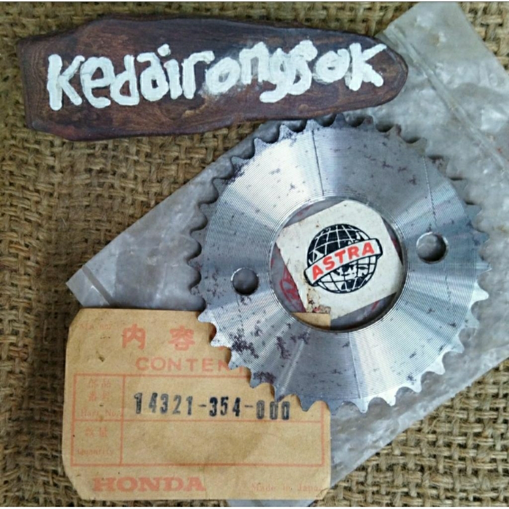 gigi sentrik honda twin CB200 ..ori baru