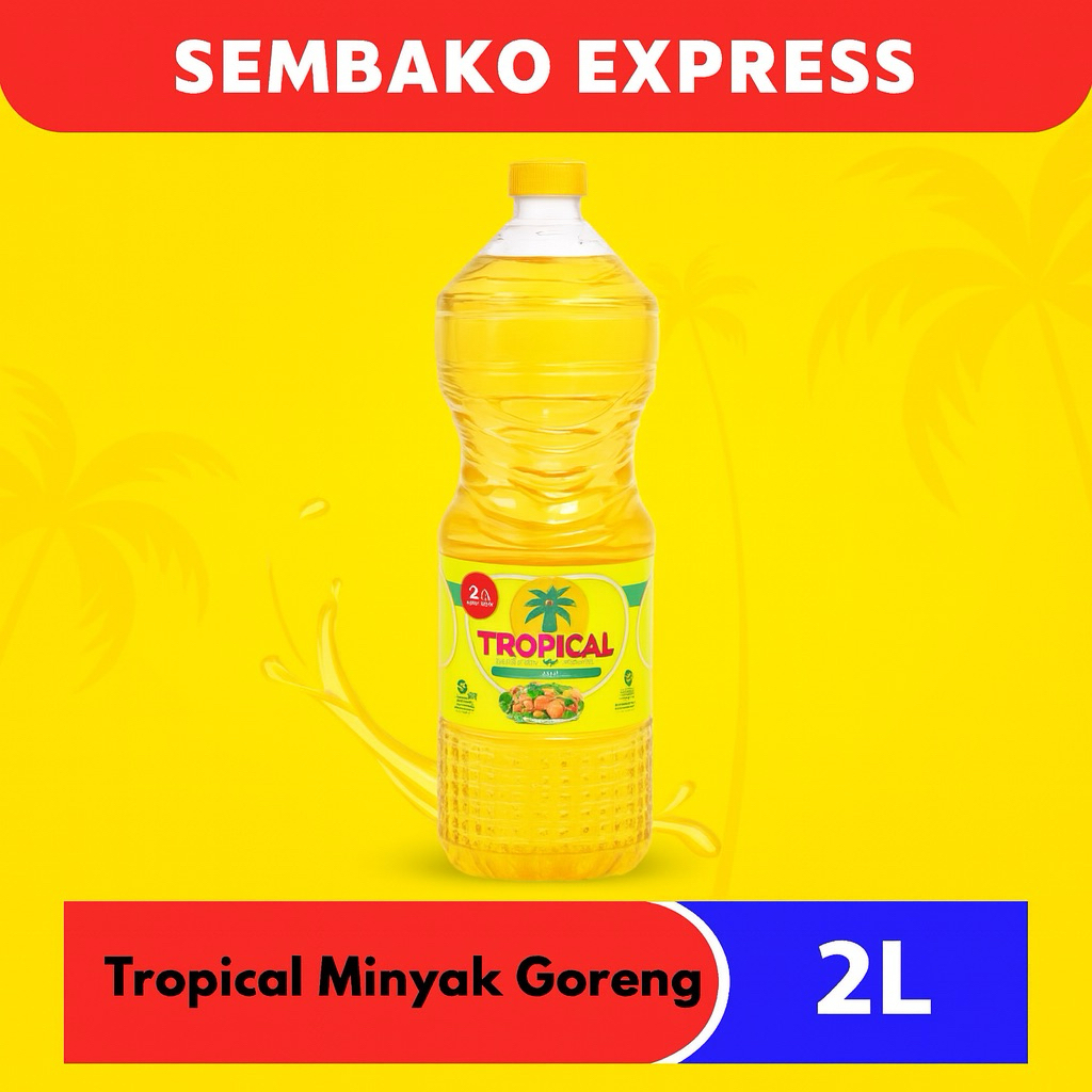 

Tropical Minyak Goreng Botol 2 Liter – 2x Penyaringan Lebih Jernih & Sehat
