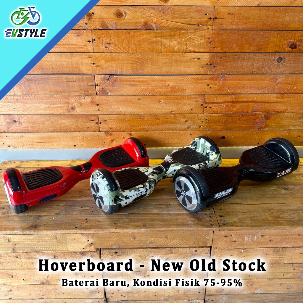 Smart Balance Hoverboard 6.5 Inch, Baterai 100% baru, New Old Stock kondisi 70-90%