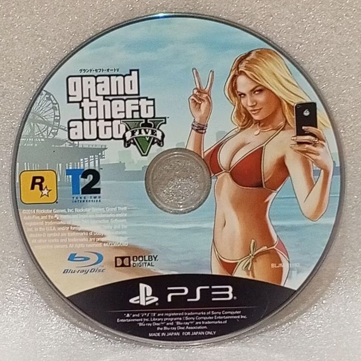 KASET PS 3 SECOND GTA V