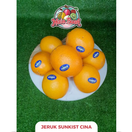 BUAH Import Jeruk Sunkist Navel CHINA 1kg MANIS SEGAR