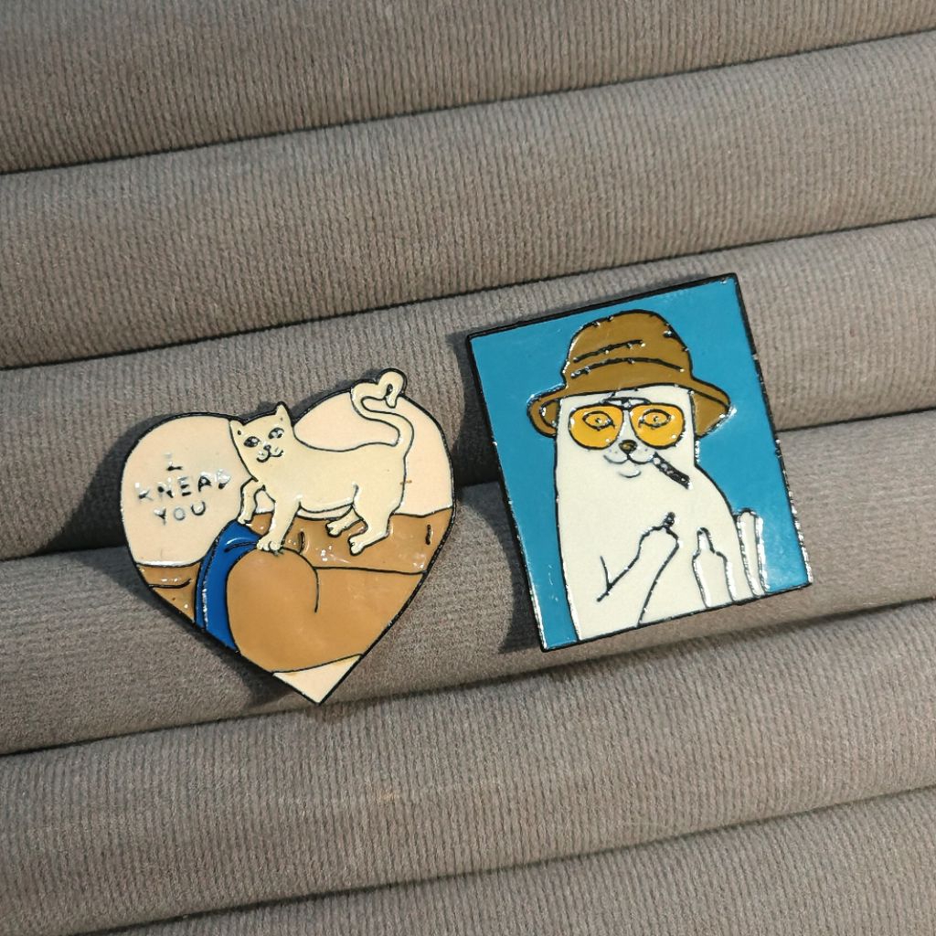 Rip N Dip Edition Enamel Pin Stuff Lapel Ripndip Brooch Bros Accessories Lucu Tas Baju Asesoris