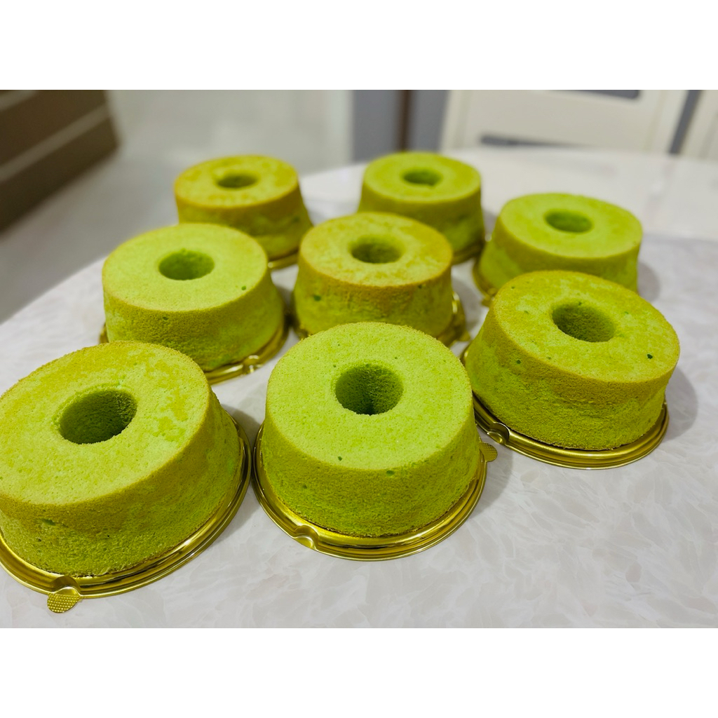 

pandan chiffon cake kek pandan lembut enak soft 16cm