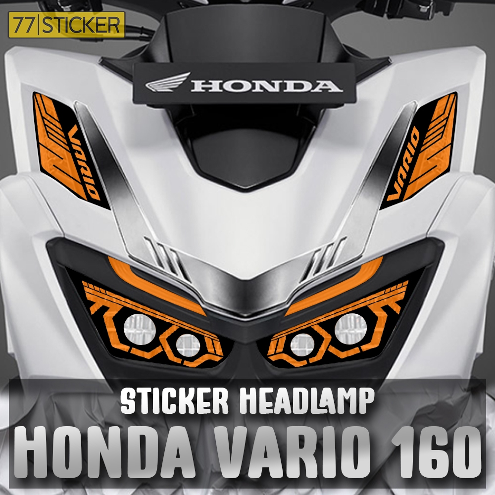 STICKER LAMPU MOTOR VARIO 160 NEW | STICKER ALIS DEPAN LAMPU VARIO 160