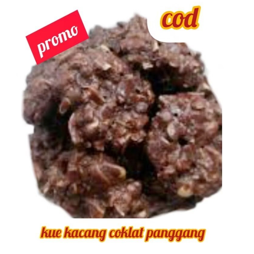 kue kering kacang coklat dari coklat pilihan berat 500g