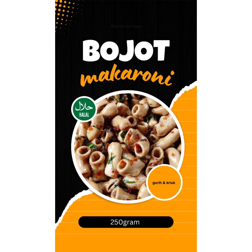 

makanan ringan seblak bojot mkaroni gurih kriuk pedas 250gram