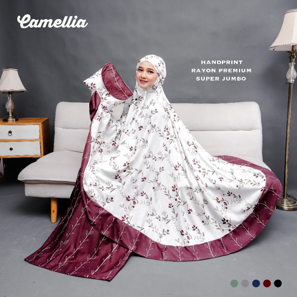 Mukena Dewasa Terbaru Super Jumbo Bahan Katun Rayon Premium Adem Mewah Jatuh Dan Dingin