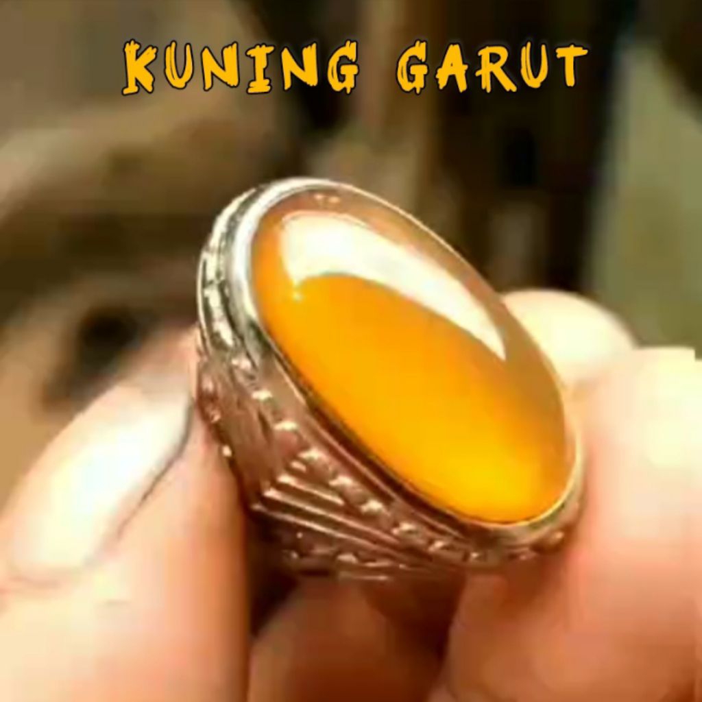 BATU AKIK GARUT KUNING_KUNING GARUT_YELLOW CHALCEDONY