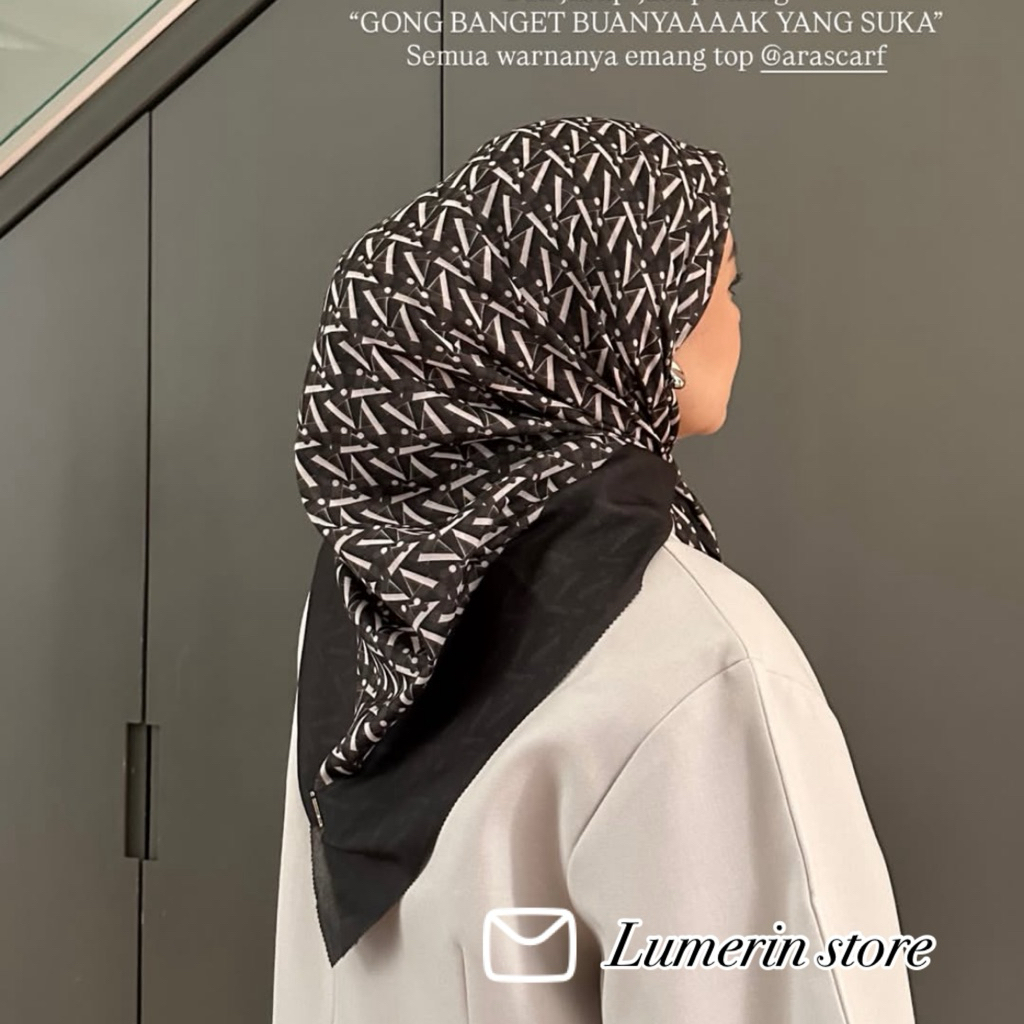 LADY MONOGRAM ARASCARF