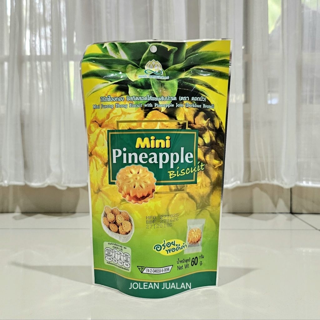 

Mini Pineapple Biscuit 60gr Biskuit Nastar Thailand