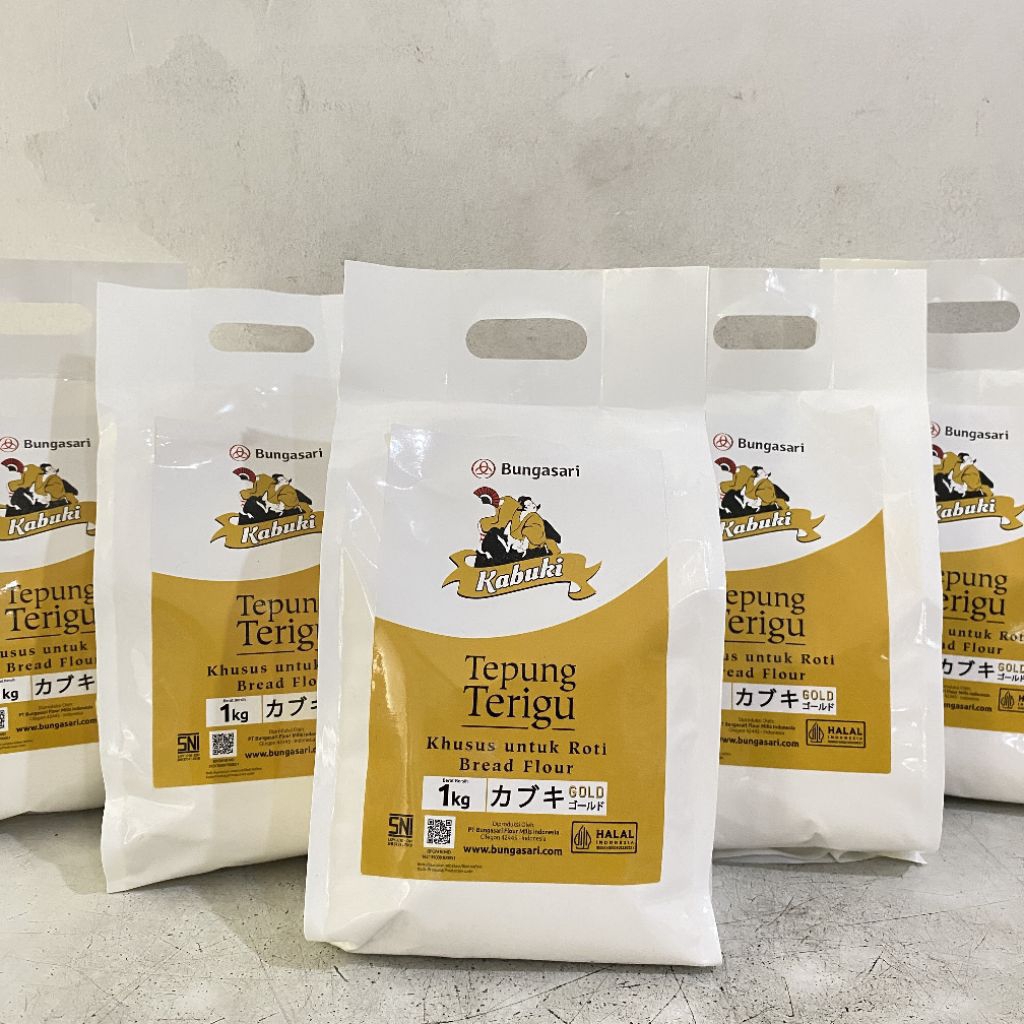 

Bungasari tepung terigu kabuki 1 kg | tepung kabuki | tepung untuk roti