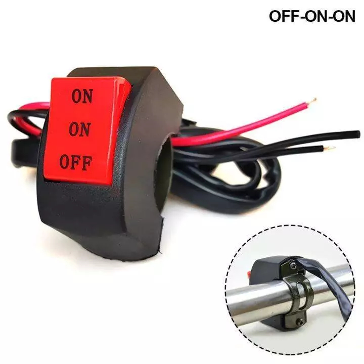 Saklar Lampu Motor 3 Mode Universal / Saklar ON OFF 3 Mode Universal