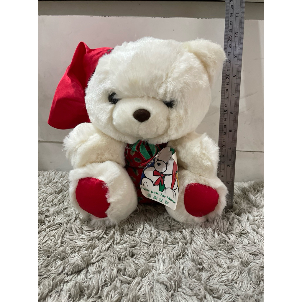 Boneka Teddy Natal lembut