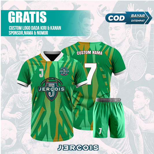 JERCOIS | CUSTOM JERSEY BOLA | CUSTOM JERSEY FUTSAL | CUSTOM JERSEY BADMINTON | CUSTOM JERSEY SATUAN