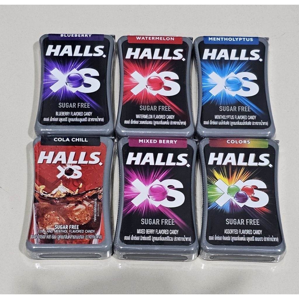 

Permen HALLS XS CANDY SUGAR FREE