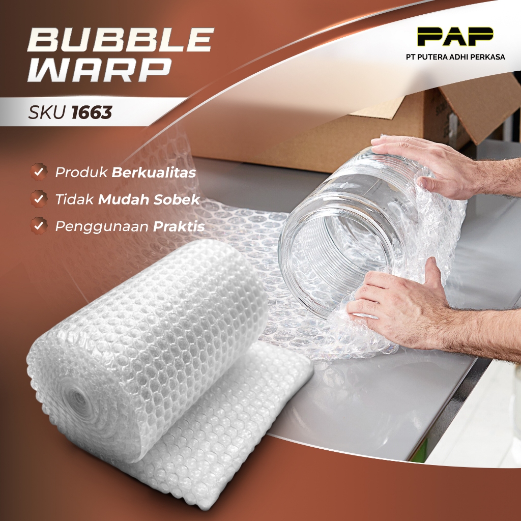 

Bubble Wrap Packing Extra Agar Paket mu Aman Saat Pengiriman - 1663