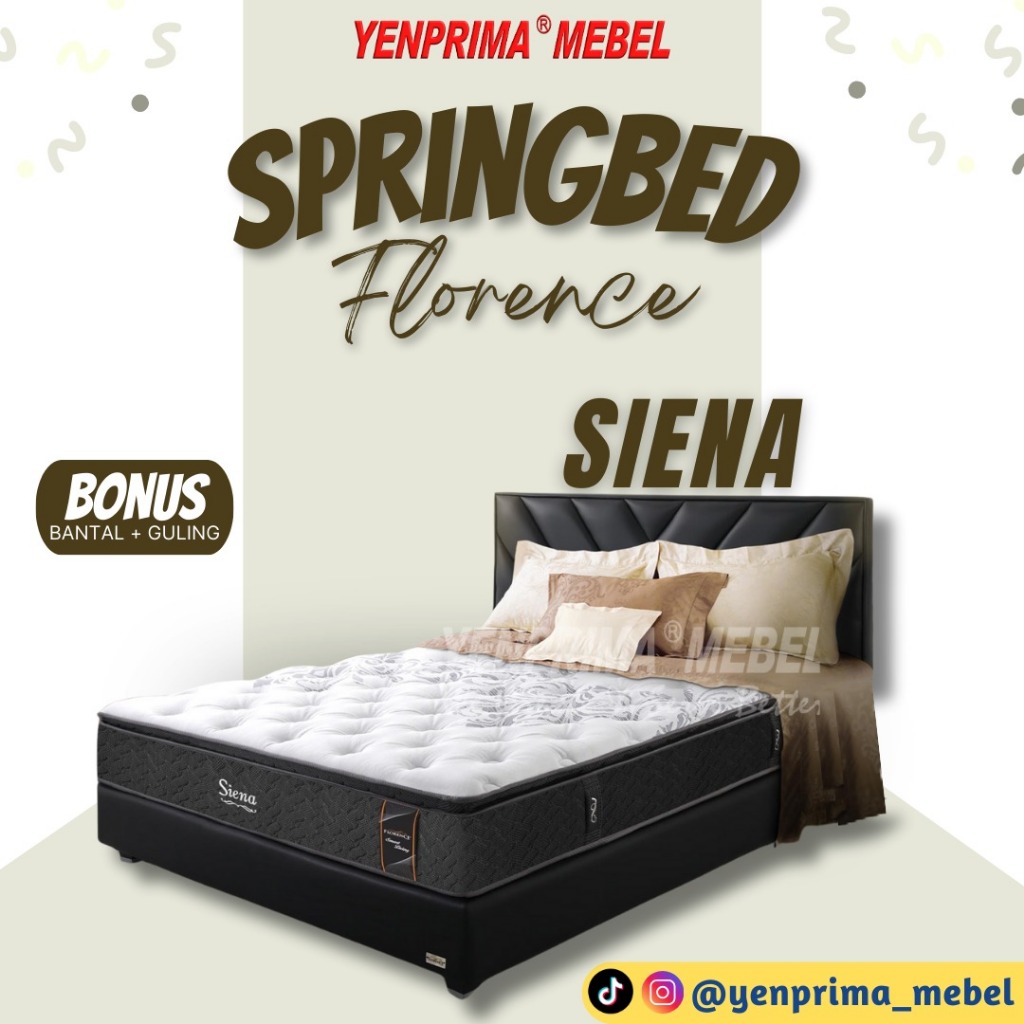 [YENPRIMA] Florence Set Siena  / Kasur Set Florence / Kasur / Bed Set