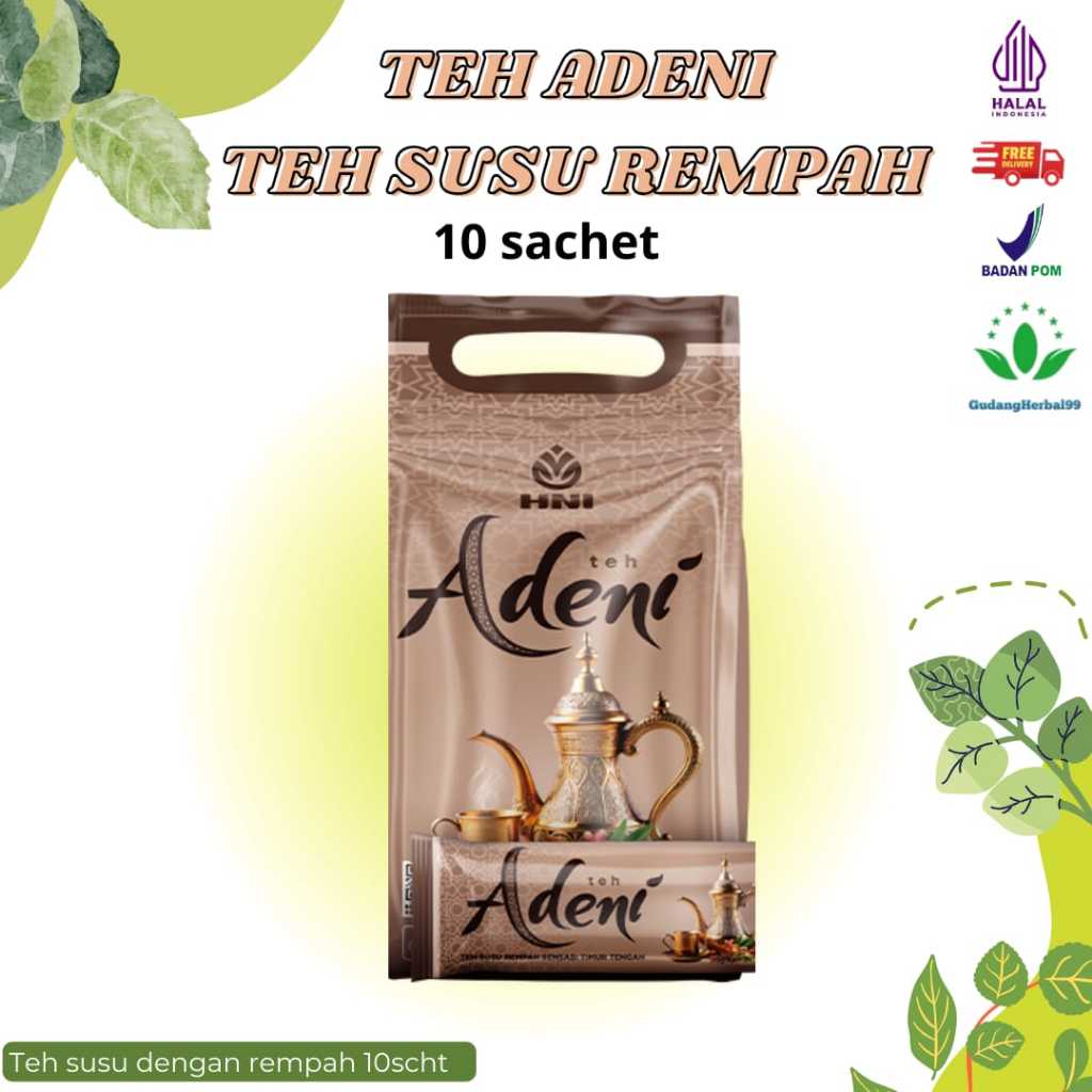 

HNI - TEH ADENI TEH SUSU REMPAH SENSASI TIMUR TENGAH 10Sachet