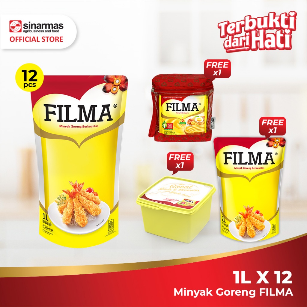 

Filma Pouch 1L (1x12pcs) FREE (Filma Pouch 2L + Lunch Box + Pouch Bag)