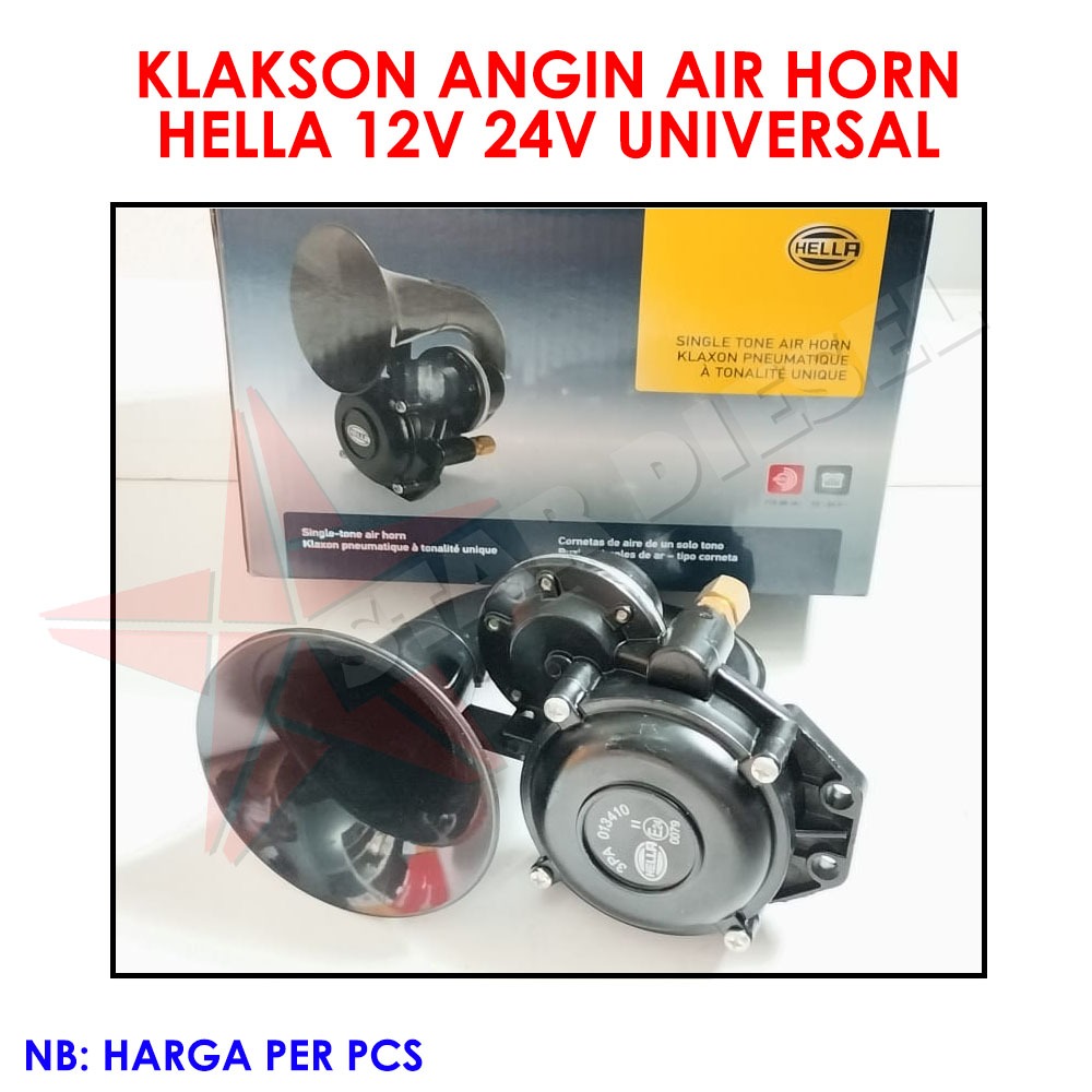 KLAKSON ANGIN AIR HORN HELLA 12 24V UNIVERSAL KLAKSON HELLA