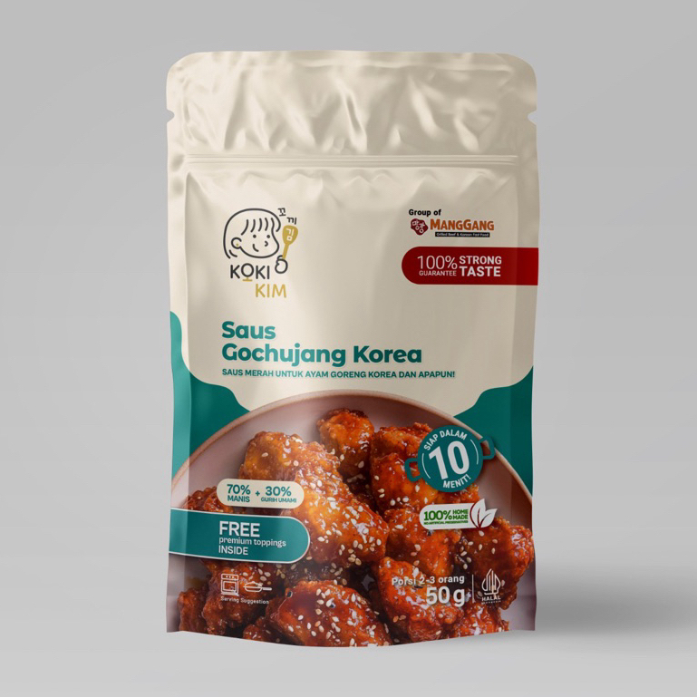 

KOKIKIM Saus Gochujang Korea 50 g – Bumbu Pasta Cabai Pedas Manis