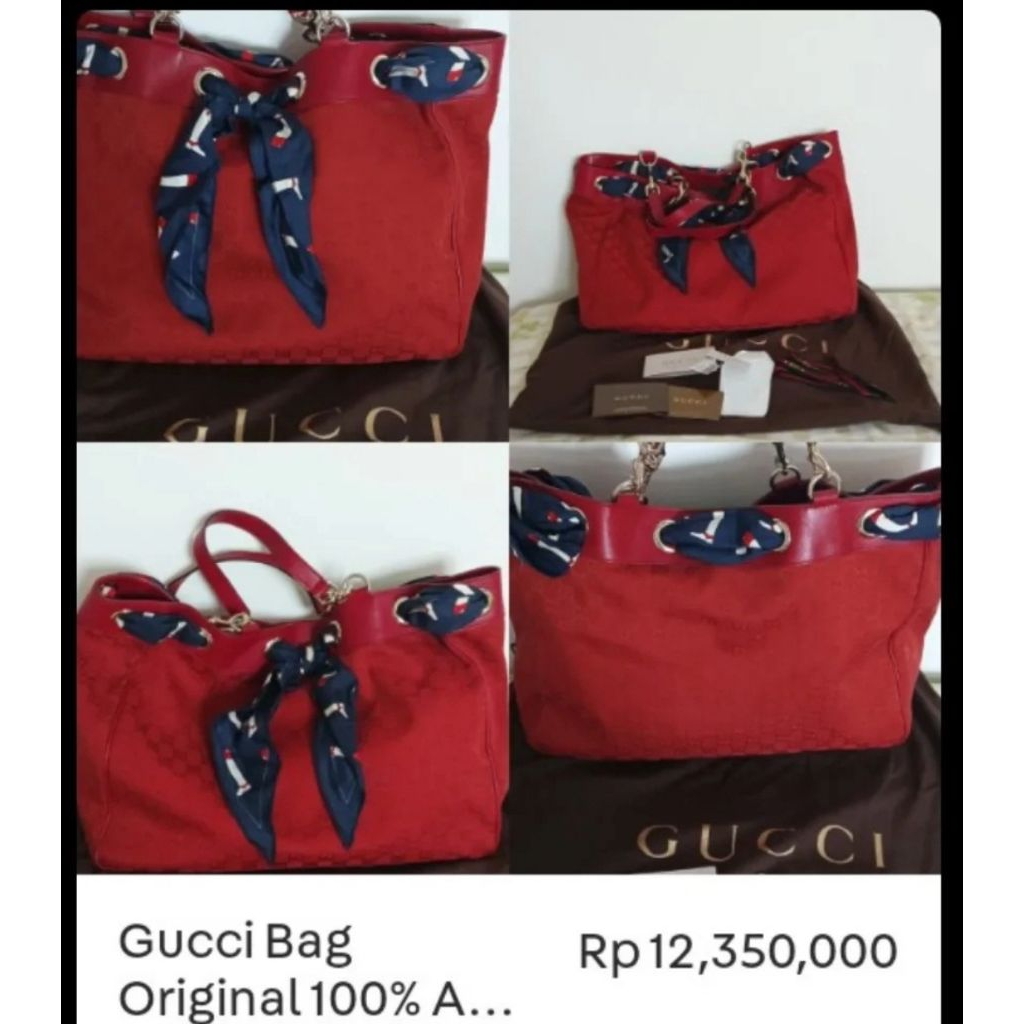 Gucci Tote Bag Authentic 100% Original