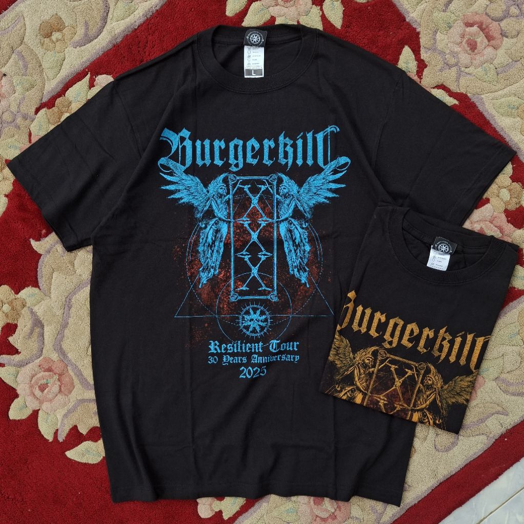 Tshirt Burgerkill - Resilient Tour West Java 2025 Original Merchandise