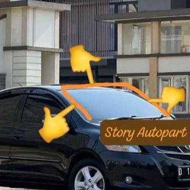 karet kaca besar depan mobil vios gen2