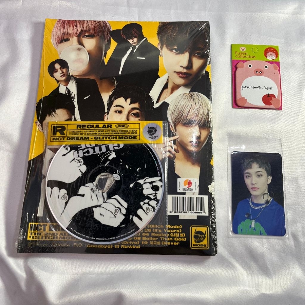[Free PC Official] Album + POB Glitch Mode Photobook NCT Dream Versi Mark Lee