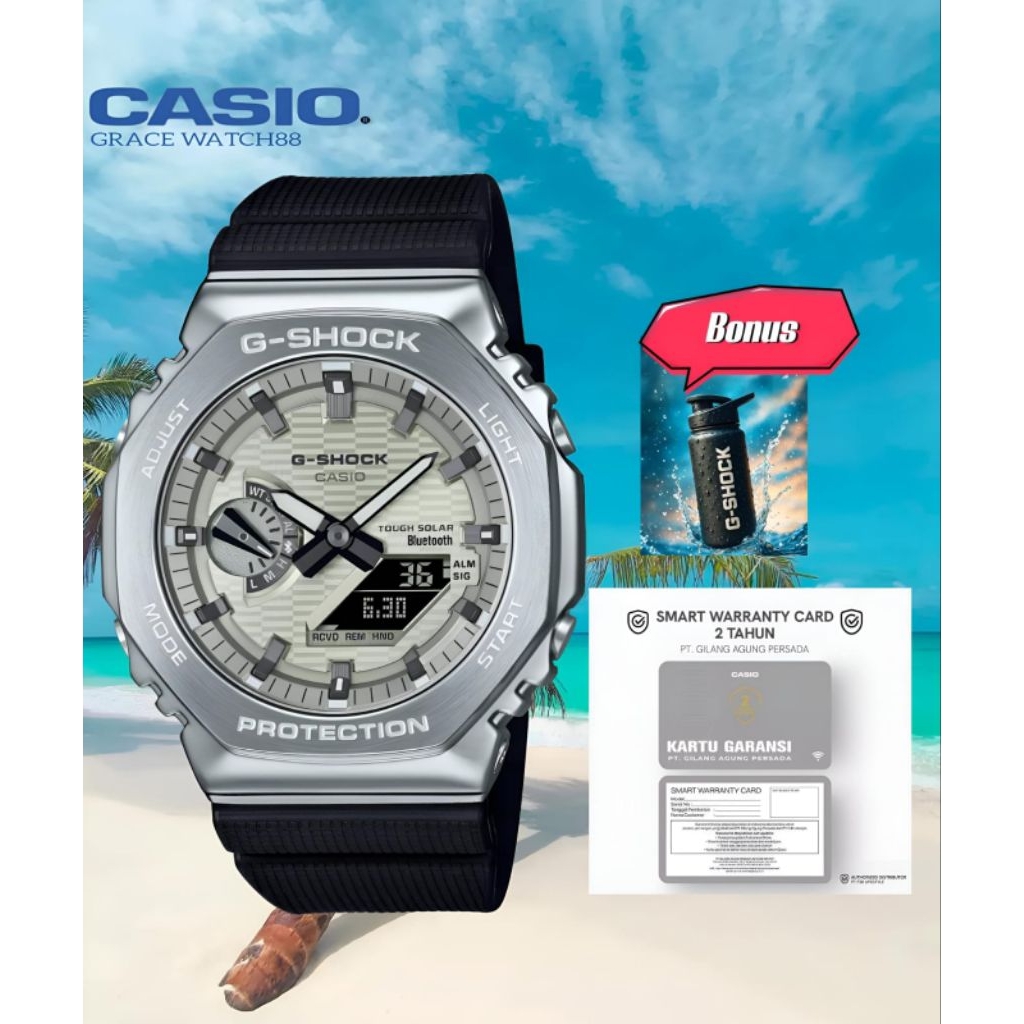 Jam Tangan Pria Casio G-Shock Gbm-2100a-8bdr / G-Shock gbm-2100a-8b G-Shock original tough solar