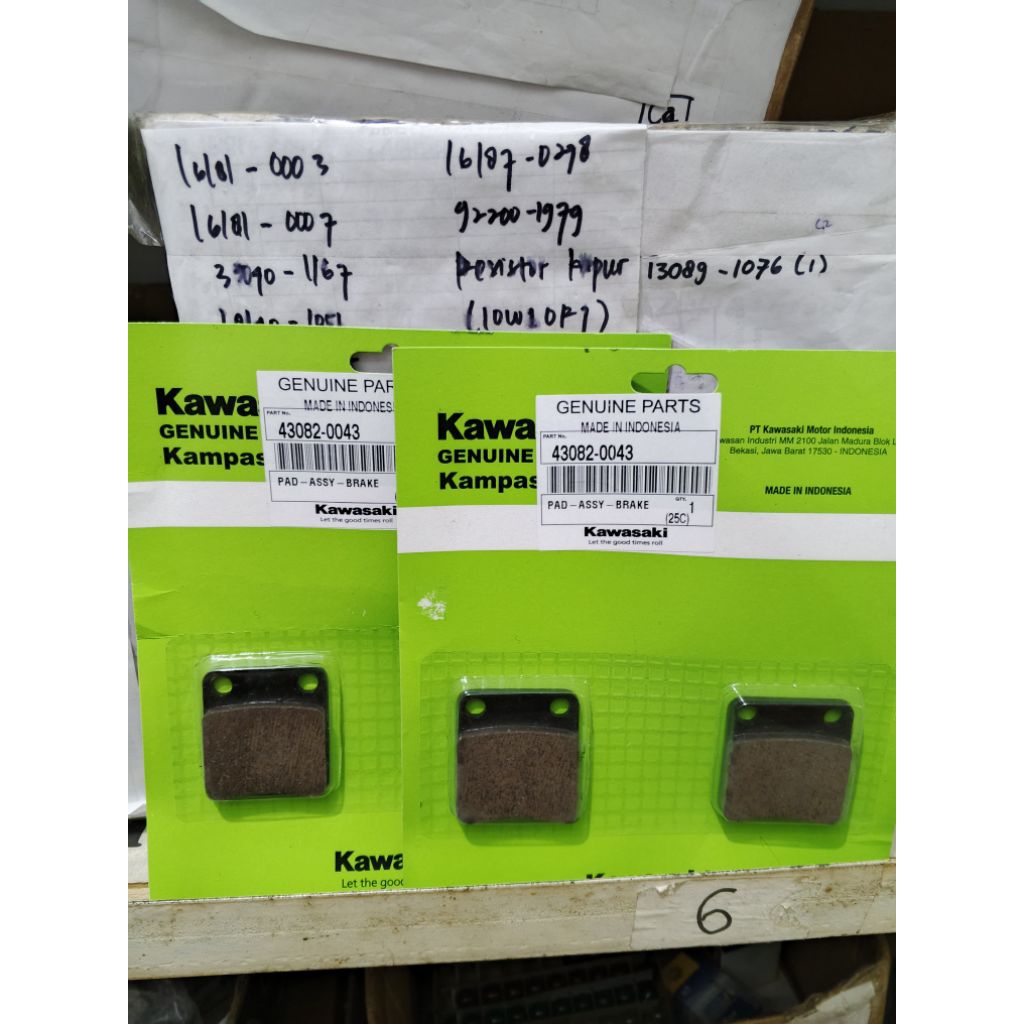 Kampas Rem Belakang Kawasaki KLX | Kampas Rem Belakang KLX Original Kawasaki