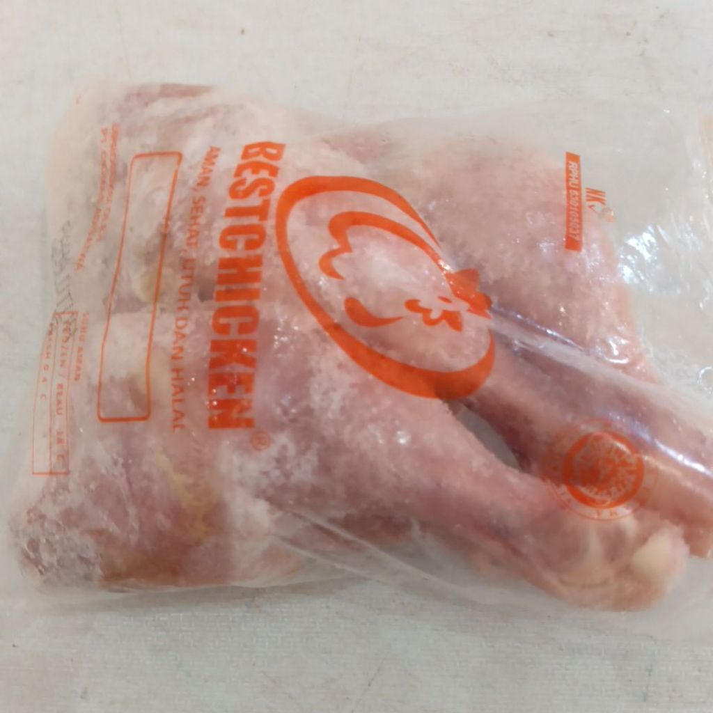 

Paha Ayam Utuh 500 Gram isi 4-5 potong (Paha Atas & Bawah Masih Nyatu,seperti di warung lalapan)