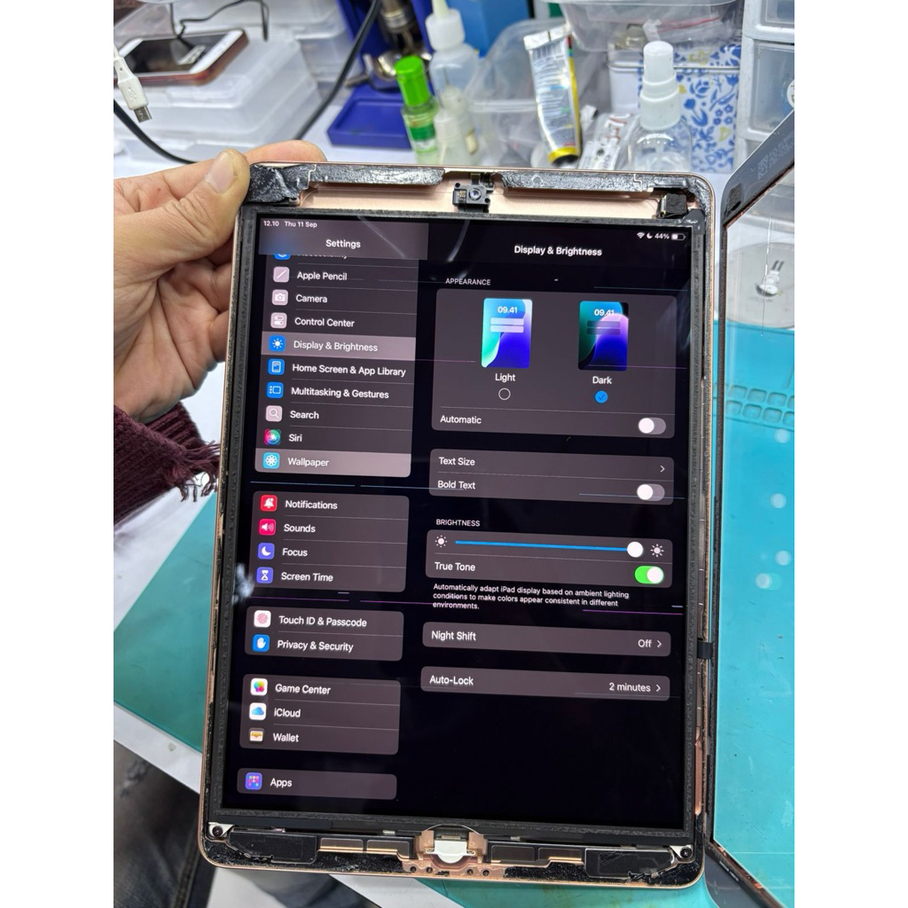 lcd ipad 7 8 9 minus glitch cabutan / copotan ibox