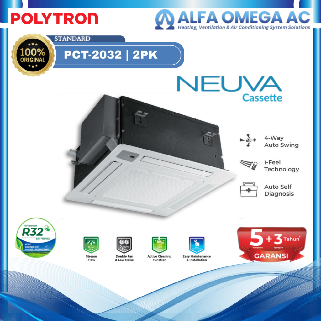 Polytron AC Cassette 2PK PCT-2032