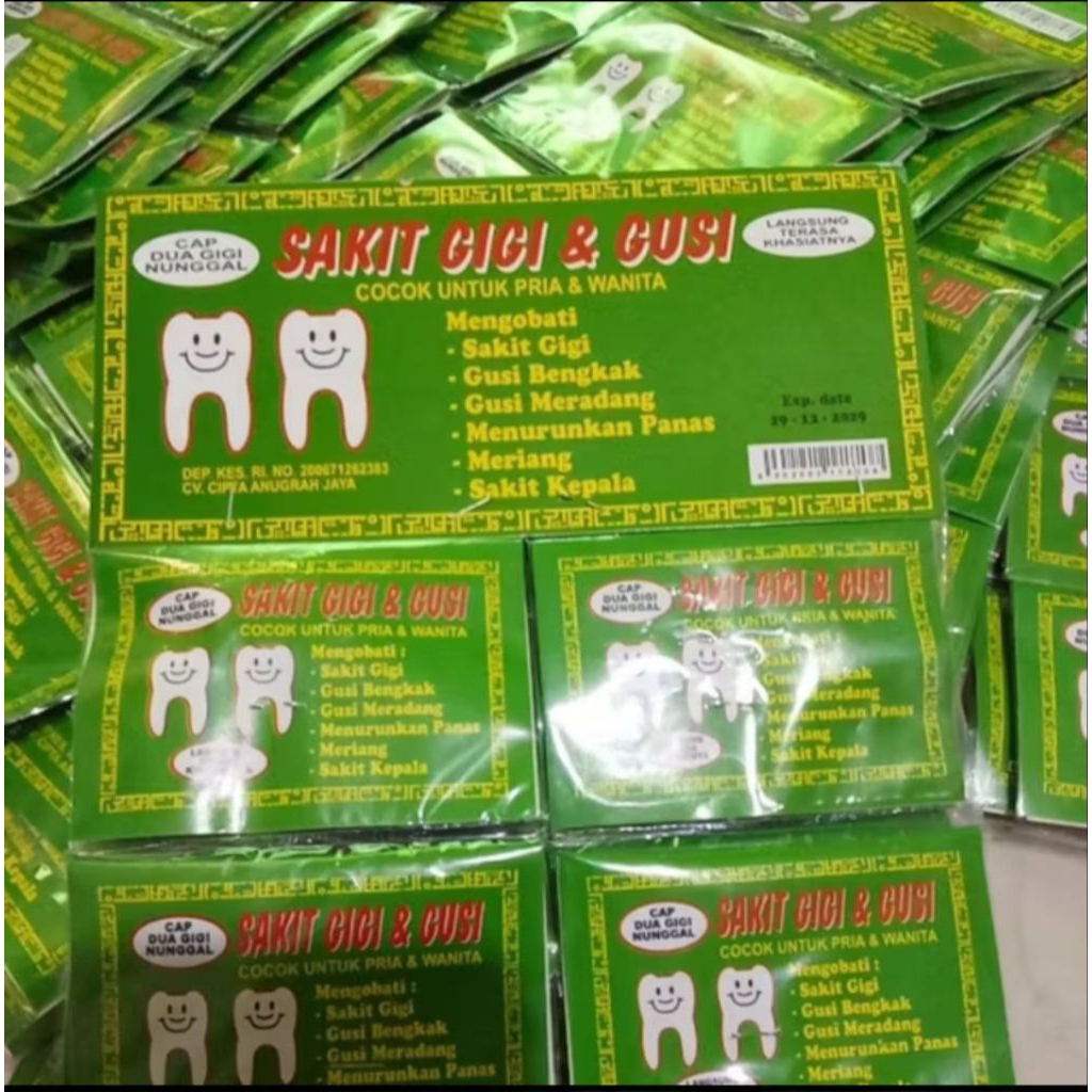 OBAT SAKIT GIGI Persaset 2 kapsul