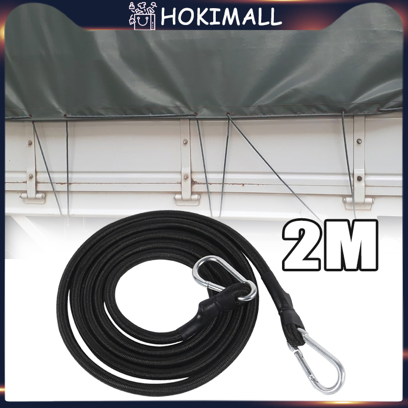 2M Tali Bagasi Tali Derek Strap Motor Karet Elastis Pengikat Barang Kualitas Tinggi Tali Motor