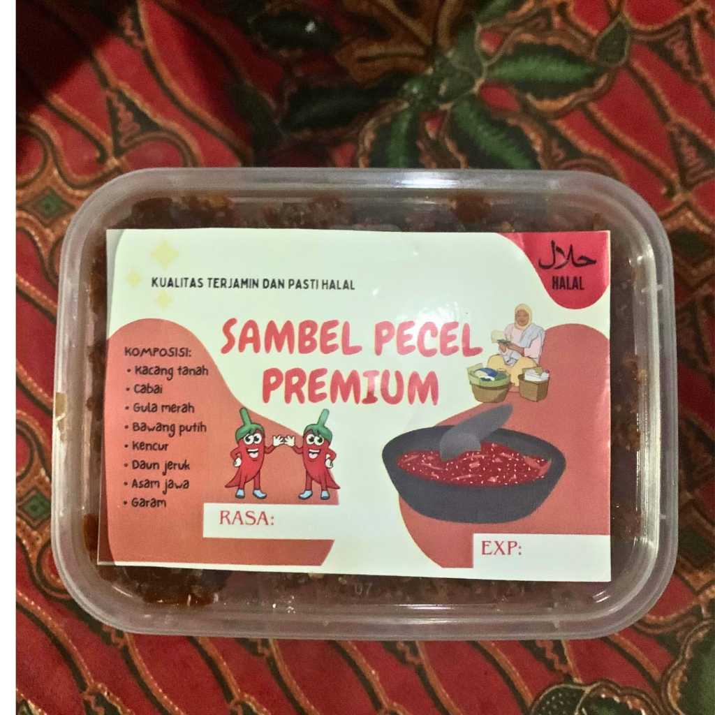 

Sambel Pecel Murni Premium 300 Gram Khas Kediri