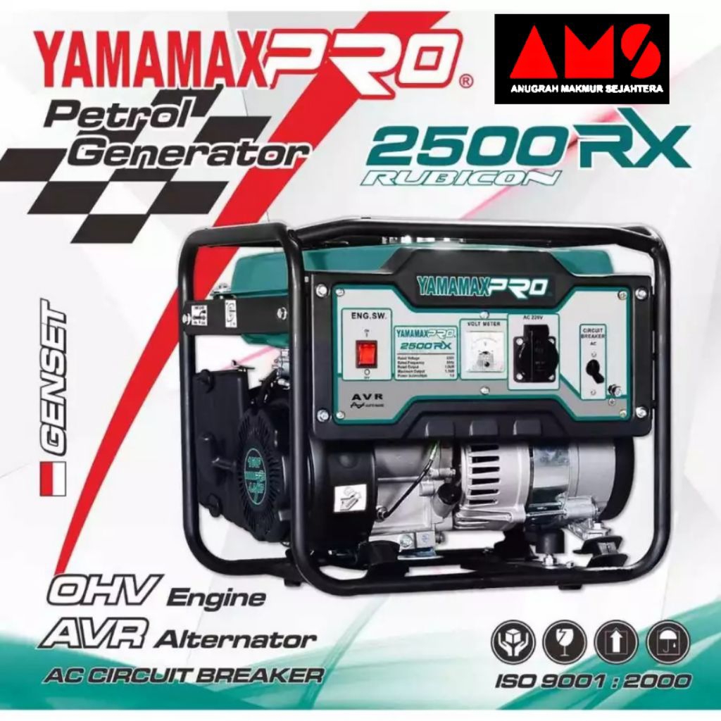 GENSET YAMAMAX 2500 RX 1000 WATT AVR TOSCA