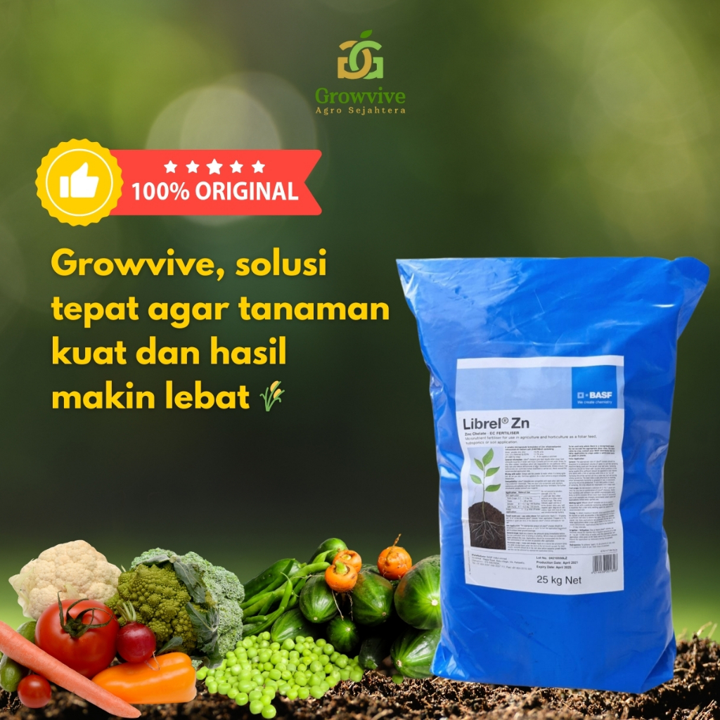 Pupuk Mikro Librel Zn 1 Sak (25 Kg)