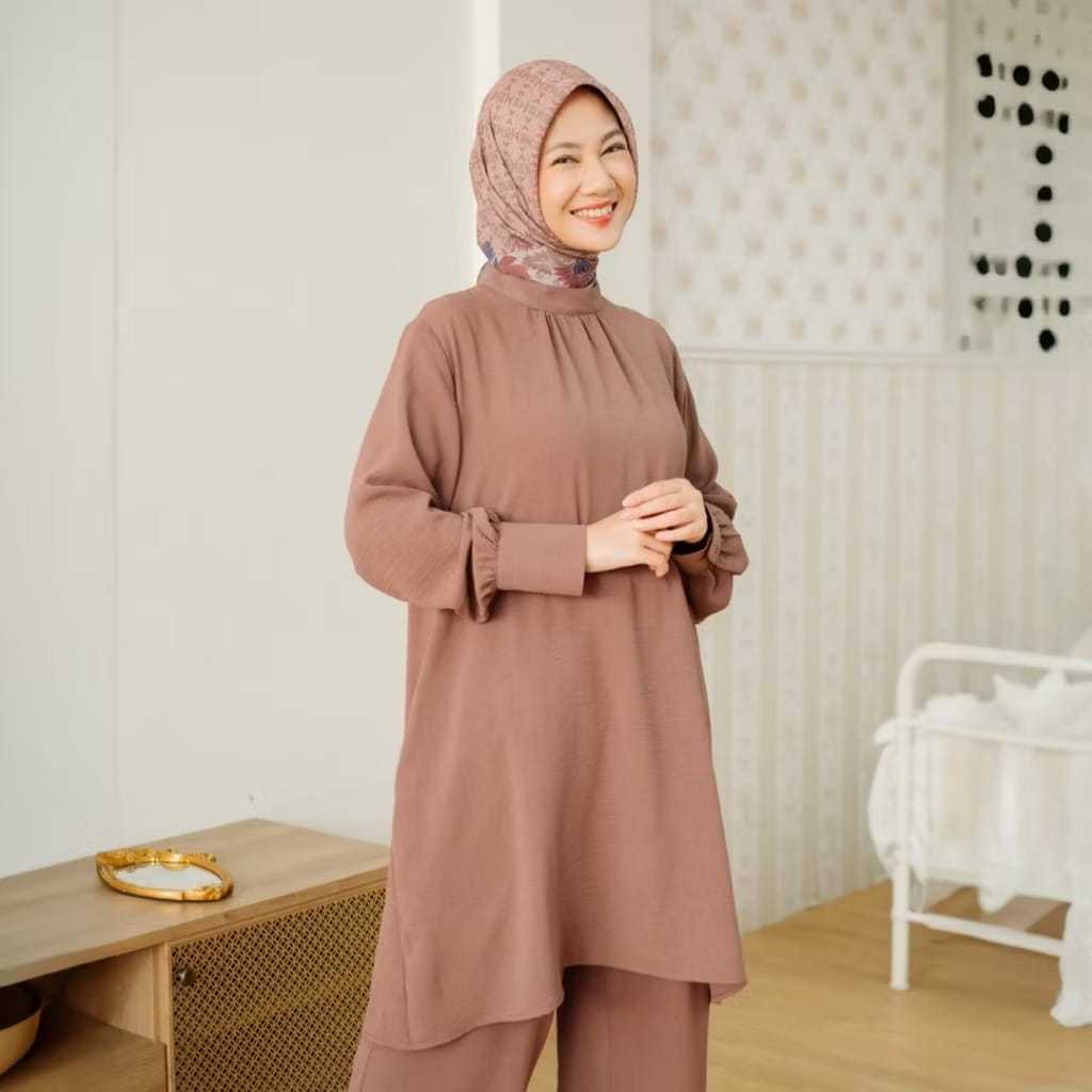 ZOYA AVANA TUNIK MIDI DRESS BUSANA WANITA